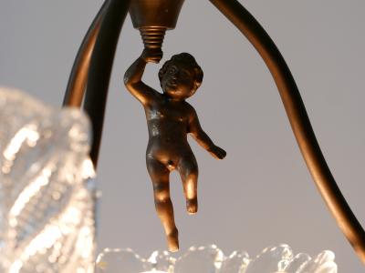 Barovier Toso Rare Mid Century Modern Chandelier or Pendant Lamp Putti by Barovier Toso