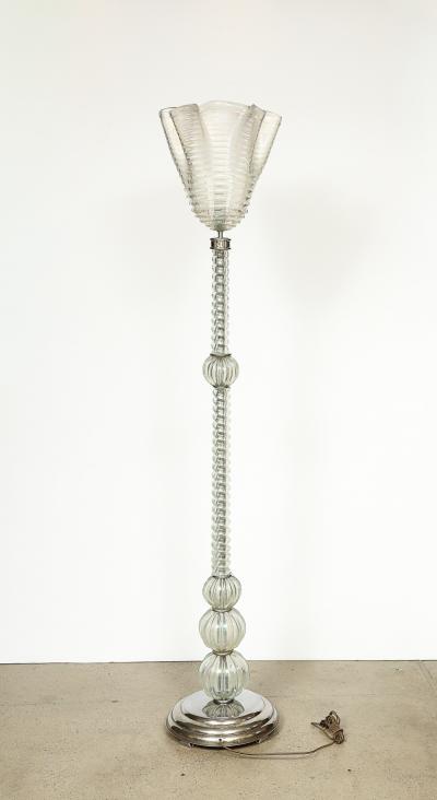  Barovier Toso Rostrato Murano Floor Lamp by Barovier Toso