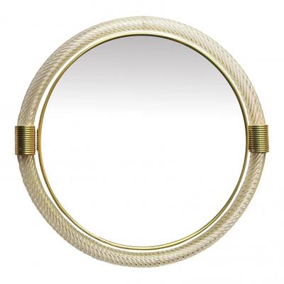  Barovier Toso Round Wall Mirror With Torgiglione Torchon Barovier Inspired Luxury D cor