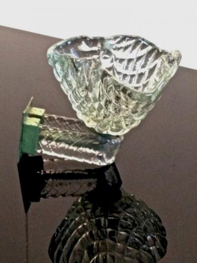  Barovier Toso Set of 4 Wall Lights in Murano Glass