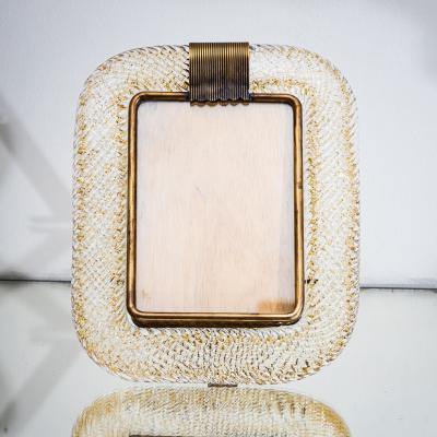  Barovier Toso Set of Three Murano Glass Table Frames by Barovier Toso Italy Mid 20th C