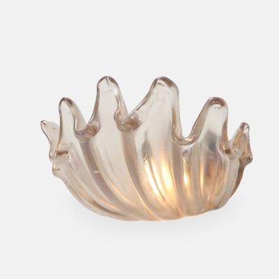  Barovier Toso Single Clam Glass Sconce by Barovier Toso