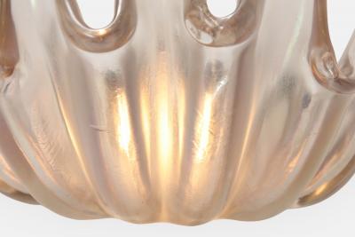  Barovier Toso Single Clam Glass Sconce by Barovier Toso