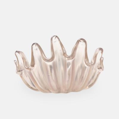  Barovier Toso Single Clam Glass Sconce by Barovier Toso
