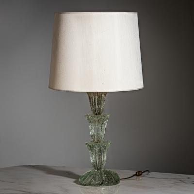  Barovier Toso Table Lamp attributed to Barovier Toso Italy 1940s