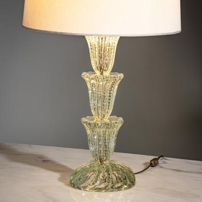  Barovier Toso Table Lamp attributed to Barovier Toso Italy 1940s
