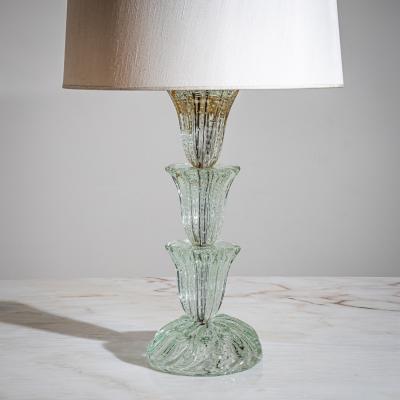  Barovier Toso Table Lamp attributed to Barovier Toso Italy 1940s
