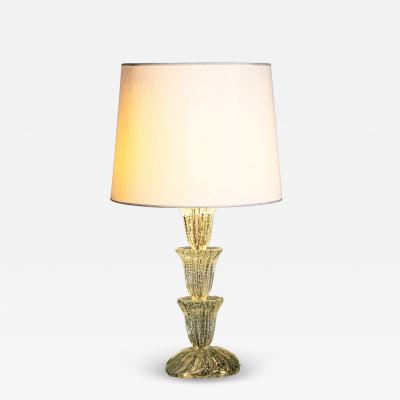  Barovier Toso Table Lamp attributed to Barovier Toso Italy 1940s