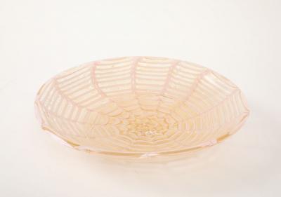  Barovier Toso Vintage Murano Barovier Graffito Glass Charger Bowl