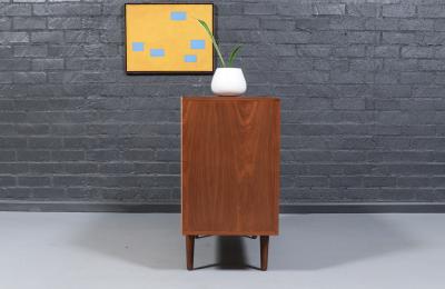  Barzilay Furniture Manufacturing California Modernist Walnut Tambour Door Credenza by Barzilay