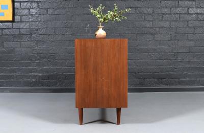  Barzilay Furniture Manufacturing Vintage Barzilay California Modern Tambour Door Walnut Credenza by Barzilay