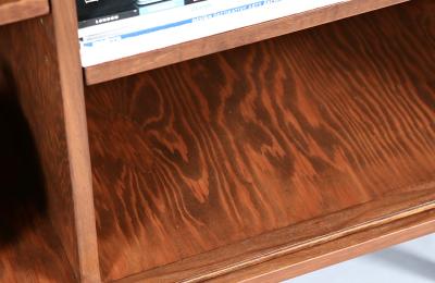  Barzilay Furniture Manufacturing Vintage Barzilay California Modern Tambour Door Walnut Credenza by Barzilay