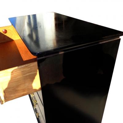  Bassett Furniture Bassett Asian Style Ebonized Chest of Drawers