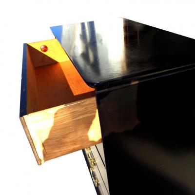  Bassett Furniture Bassett Asian Style Ebonized Chest of Drawers