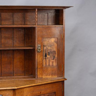  Bath Cabinet Makers Bath Cabinet Makers an Arts Crafts Oak Sideboard with Dutch Inlaid Scenes