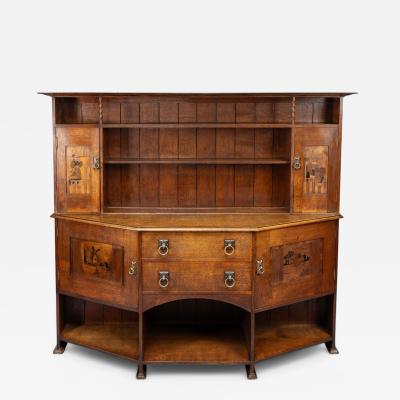  Bath Cabinet Makers Bath Cabinet Makers an Arts Crafts Oak Sideboard with Dutch Inlaid Scenes