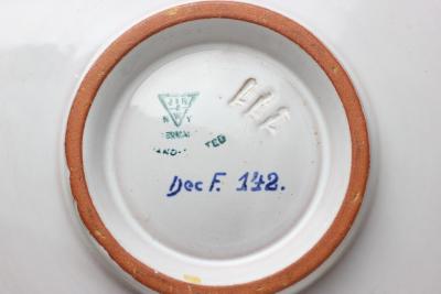  Bauhaus Velten Vordamm Ceramic Bowl by Elisabeth D rr for Bauhaus Velten Vordamm 1924 Germany