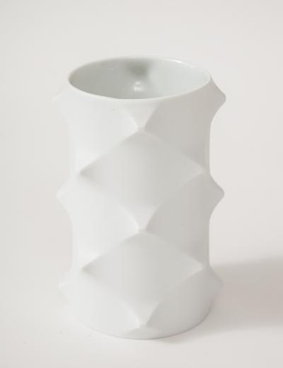  Bavaria 1960s Bavaria Germany Porcelain Brutalist Vase