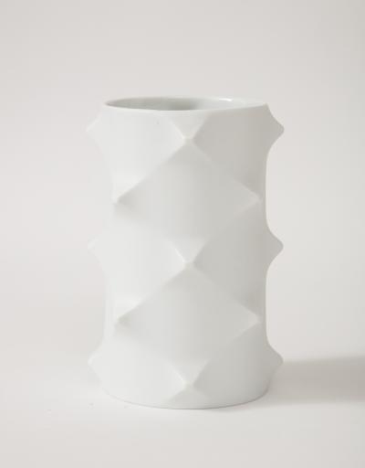  Bavaria 1960s Bavaria Germany Porcelain Brutalist Vase