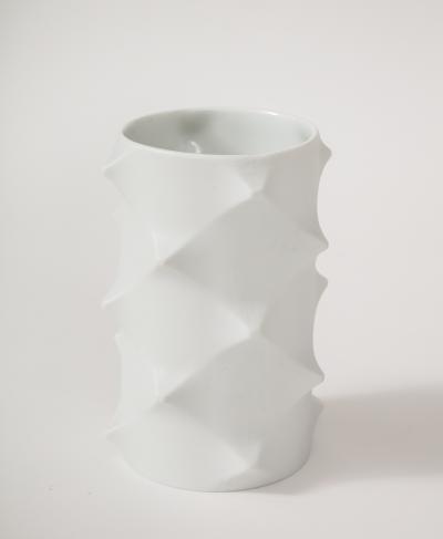  Bavaria 1960s Bavaria Germany Porcelain Brutalist Vase