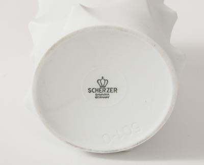  Bavaria 1960s Bavaria Germany Porcelain Brutalist Vase