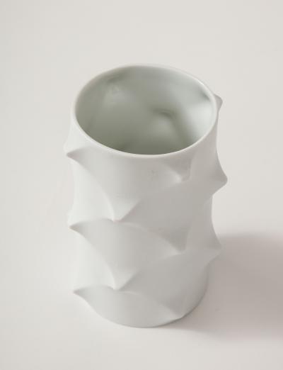  Bavaria 1960s Bavaria Germany Porcelain Brutalist Vase