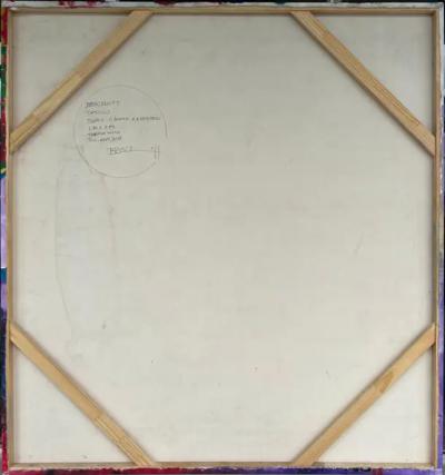  Bb Schmitt Monumental Abstract Painting by Brazilian Artist Bb Schmitt Signed Rio 2014 15