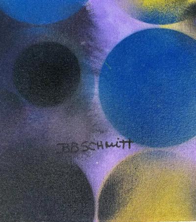  Bb Schmitt Monumental Abstract Painting by Brazilian Artist Bb Schmitt Signed Rio 2014 15
