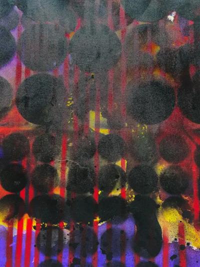  Bb Schmitt Monumental Abstract Painting by Brazilian Artist Bb Schmitt Signed Rio 2014 15