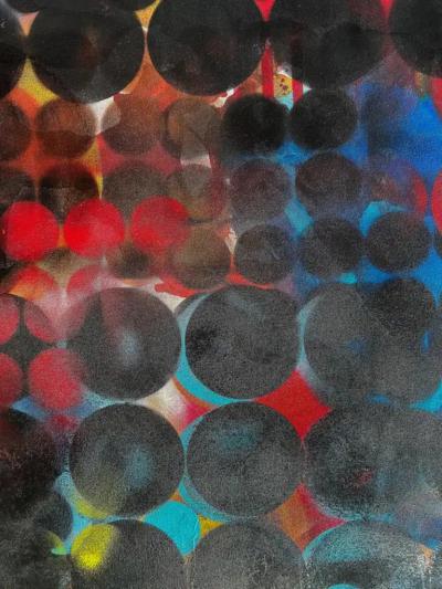  Bb Schmitt Monumental Abstract Painting by Brazilian Artist Bb Schmitt Signed Rio 2014 15