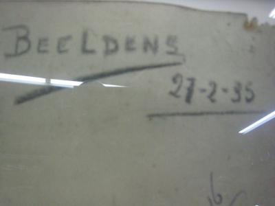  Beeldens Drawing Still Life Jug and Helmet by Beeldens 1935