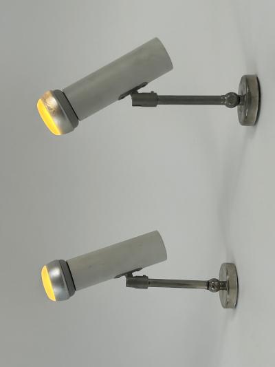  Beisl Leuchten Set of Two Minimalistic Ceiling Lamps Sconces or Spot Lights by Beisl 1970s