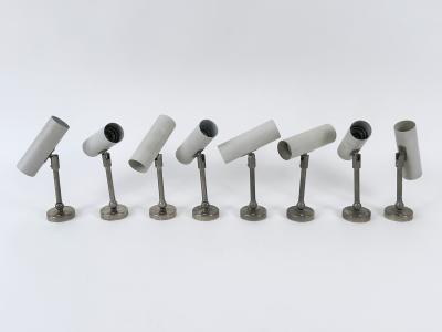  Beisl Leuchten Set of Two Minimalistic Ceiling Lamps Sconces or Spot Lights by Beisl 1970s