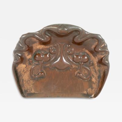  Beldray Beldray An Arts Crafts Copper Crumb Tray with Impressed Floral Decoration