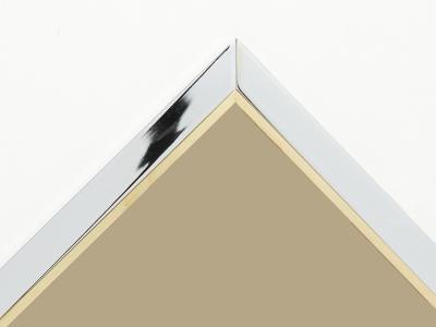  Belgo Chrome Chrome and Brass mirror by Belgo Chrome 1970s