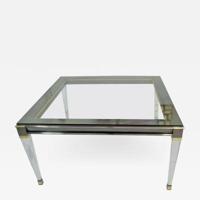  Belgo Chrome Coffee table by Belgo Chrome Belgium circa 1970