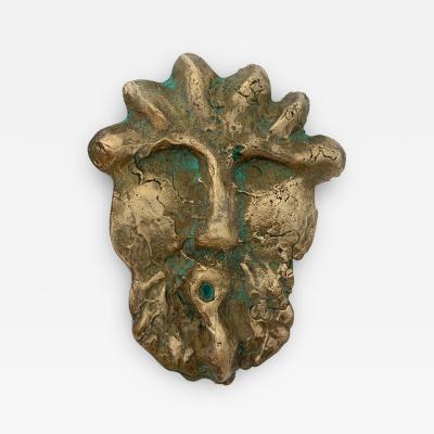  Bella Hunt DDC TETE ROMANE Bronze wall sculpture