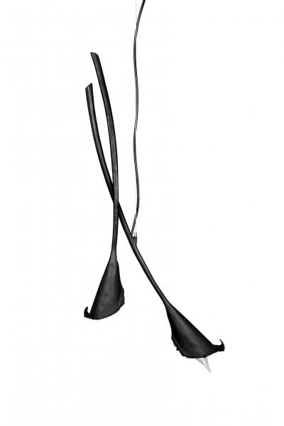  Benediko Calla Lily Light in Black Plaster Pair