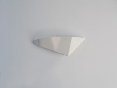  Benediko Constance Wall Sconce in White Plaster right version
