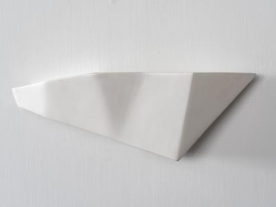  Benediko Constance Wall Sconce in White Plaster right version
