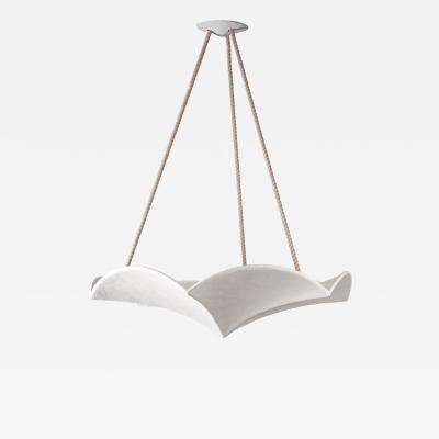  Benediko Evadoras Sculptural Chandelier in White Plaster 26 Customisable
