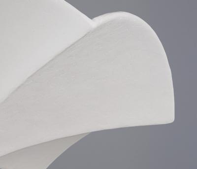  Benediko Evadoras Sculptural Chandelier in White Plaster