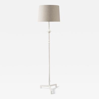  Benediko Handcrafted Plaster White Mittis Floor Lamp