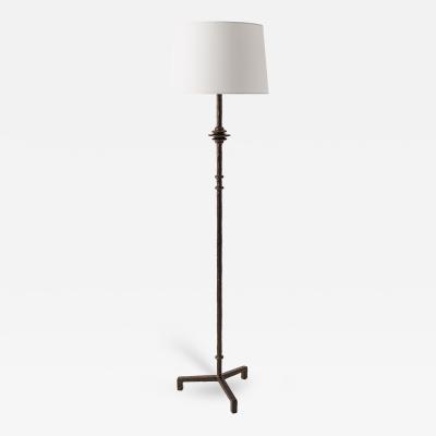 Benediko Mittis Sculptural Floor Lamp in Bronze Plaster