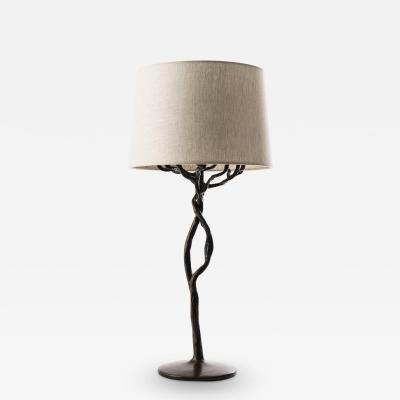  Benediko Organic Etna Table Lamp in Forest Brown Finish