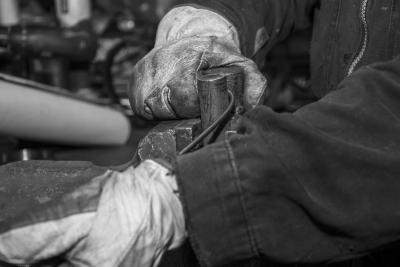  Benediko Organic Etna Wall Light in Forest Brown Finish