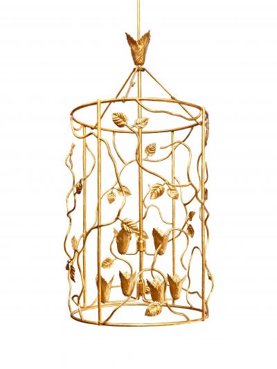  Benediko Organic Large Appian Lantern in Antique Gold