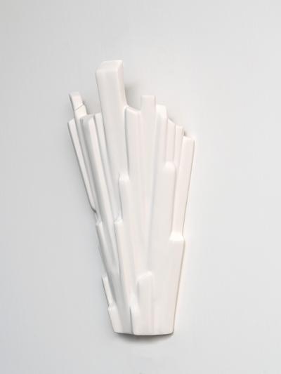  Benediko Ruban Wall Sconce in White Plaster