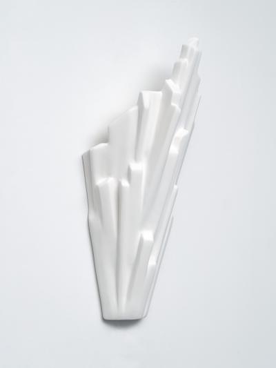 Benediko Sinan Wall Sconce in White Plaster right version