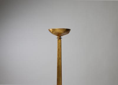  Benediko Venus Standing Candlestick Gilded in 23 Karat Gold